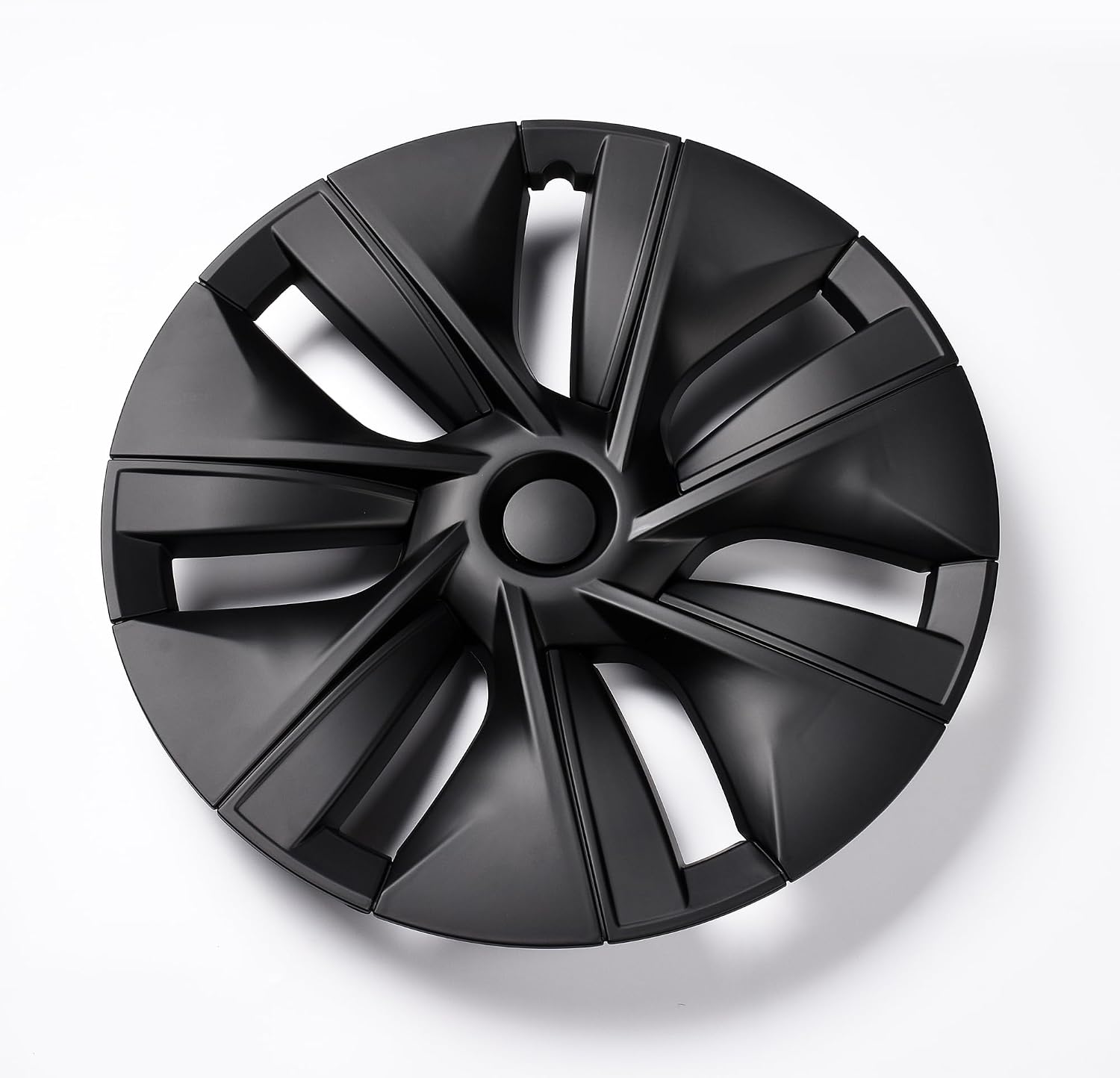 Matte Black Hubcap Wheel Cover Replacement Kit Compatible with Model Y, 19' Hub Caps Wheel Rim Cover Protector Car Exterior Accessories Pack of 4, 19 inches
