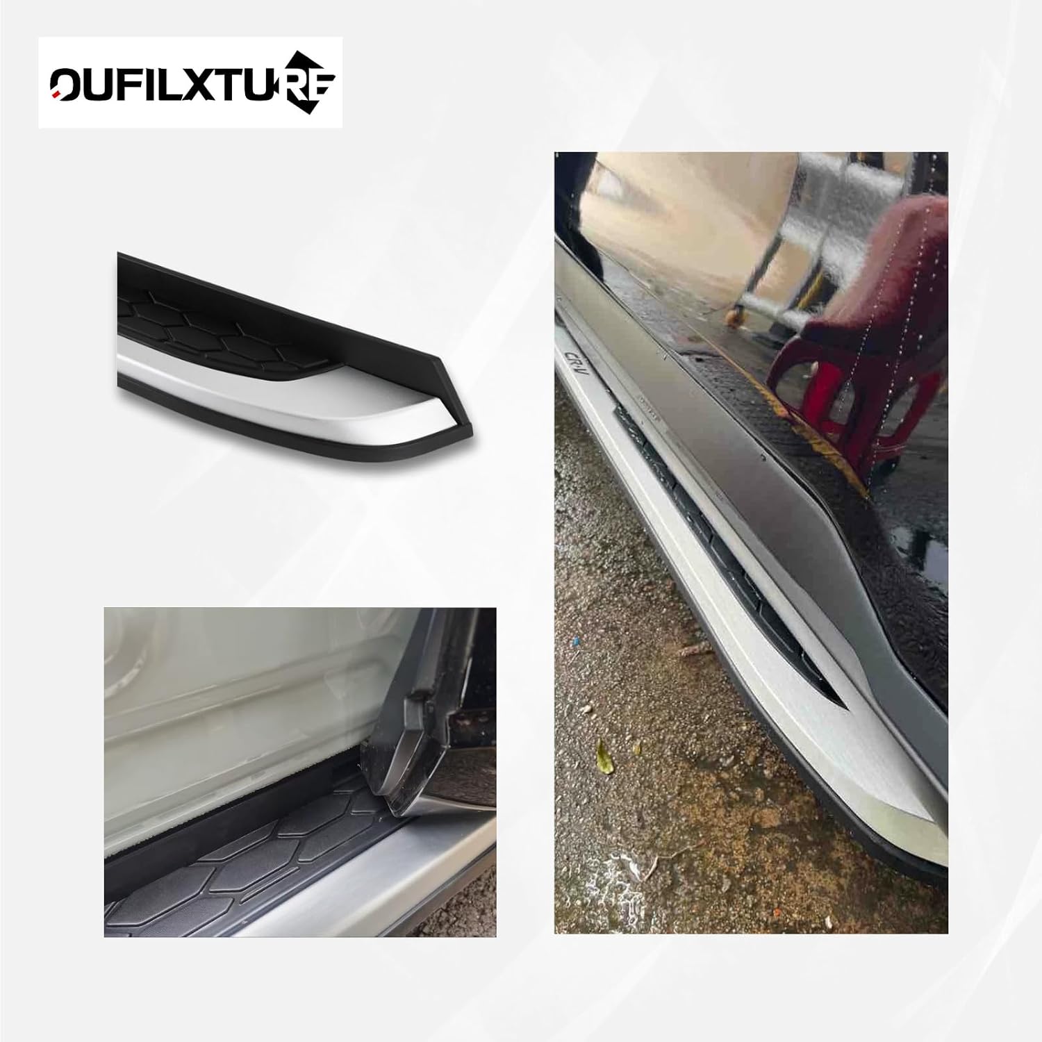 Running Boards Fit for Honda CR-V CRV 2017 2018 2019 2020 2021 2022 Side Steps Nerf Bars Protector Aluminum Accessories