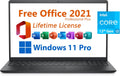 Dell 2024 Inspiron 15 Laptop, Free Microsoft Office 2021 with Lifetime License, 15.6' FHD 1920 x 1080, Intel 6-Core i3-1215U Upto 4.4 GHz, 16GB DDR4 RAM, 512GB PCIe SSD, Windows 11 Pro, Black