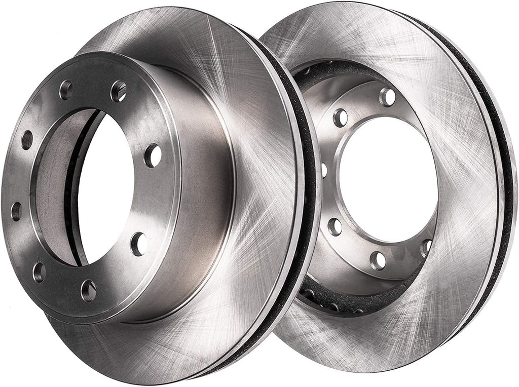 Detroit Axle - 4WD Front Brake Kit for 2009 2010 Dodge Ram 2500 3500, 2011 Ram 2500 3500, Truck Disc Brake Rotors Ceramic Brakes Pads Wheel Bearing Hubs Assembly Replacement