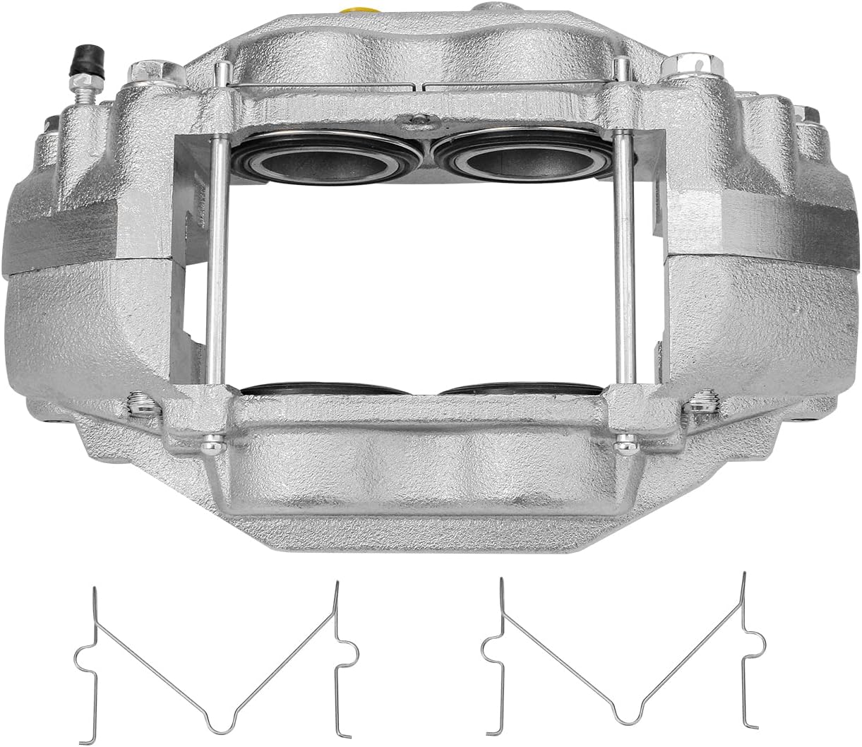 Detroit Axle - Front Brake Kit for 2007-2016 Toyota Tundra, 2008-2016 Sequoia, Disc Brake Rotors Brake Calipers Ceramic Brake Pads 2009 2010 2011 2012 2013 2014 2015 Replacement