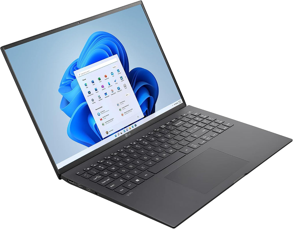 LG gram 16Z90P Laptop 16' Ultra-Lightweight, (2560 x 1600), Intel Evo 11th gen CORE i7, 16GB RAM, 1TB SSD, Windows 11 Home, 22 Hour Battery, Alexa Built-in, 2X USB-C, HDMI, USB-A - Black