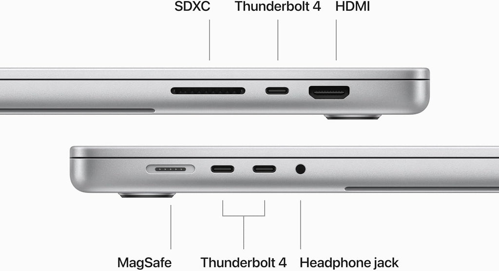 2023 Apple MacBook Pro with M3 Max chip 30-Core GPU (16.2-inch, 36GB RAM, 1TB SSD Storage) Silver (Renewed Premium)