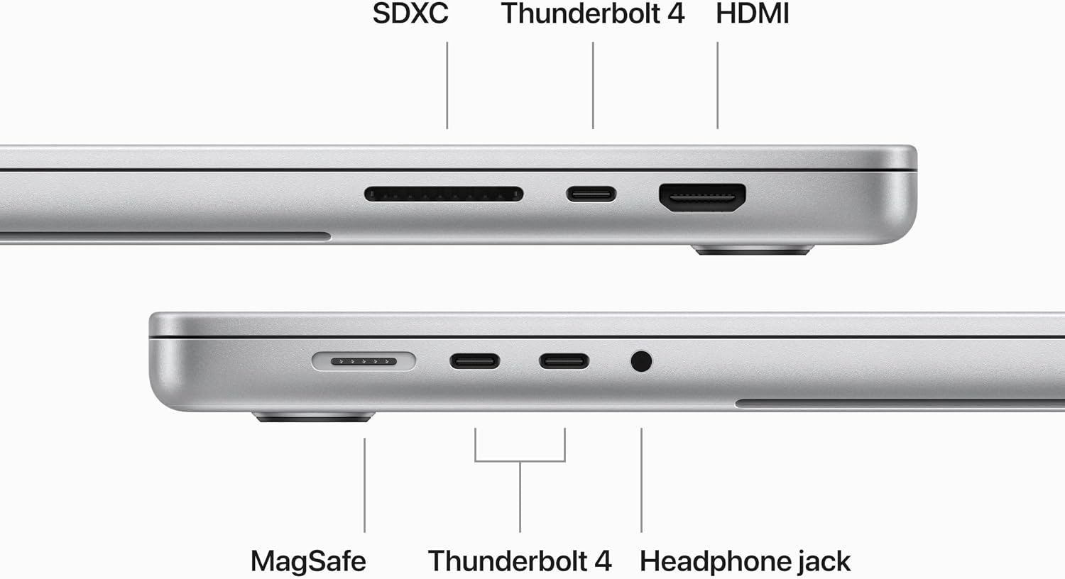 2023 Apple MacBook Pro with M3 Max chip 30-Core GPU (16.2-inch, 36GB RAM, 1TB SSD Storage) Silver (Renewed Premium)