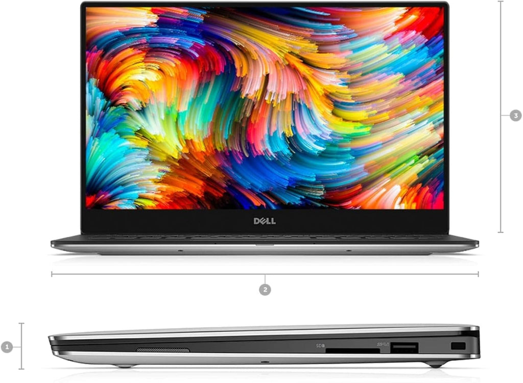 Dell XPS 13 9360 13.3' Full HD Anti-Glare InfinityEdge Touchscreen Laptop Intel 7th Gen Kaby Lake i5 7200U 8GB RAM 128GB SSD