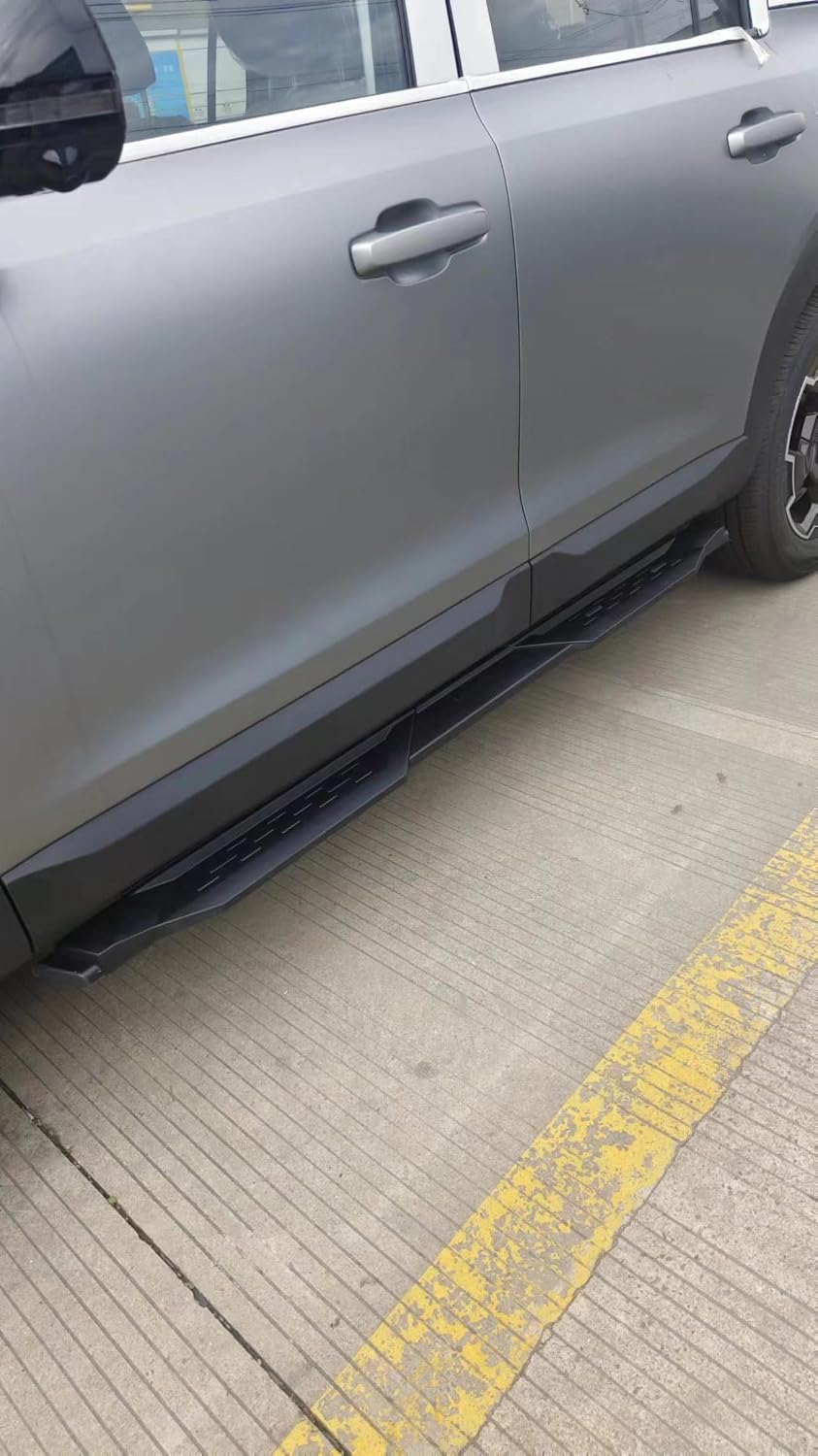 2Pcs Running Boards Step Bars Pedals Fits for Hyundai Santa Cruz 2022 2023 2024 2025 Fixed Running Board Side Step （with Brackets）-01