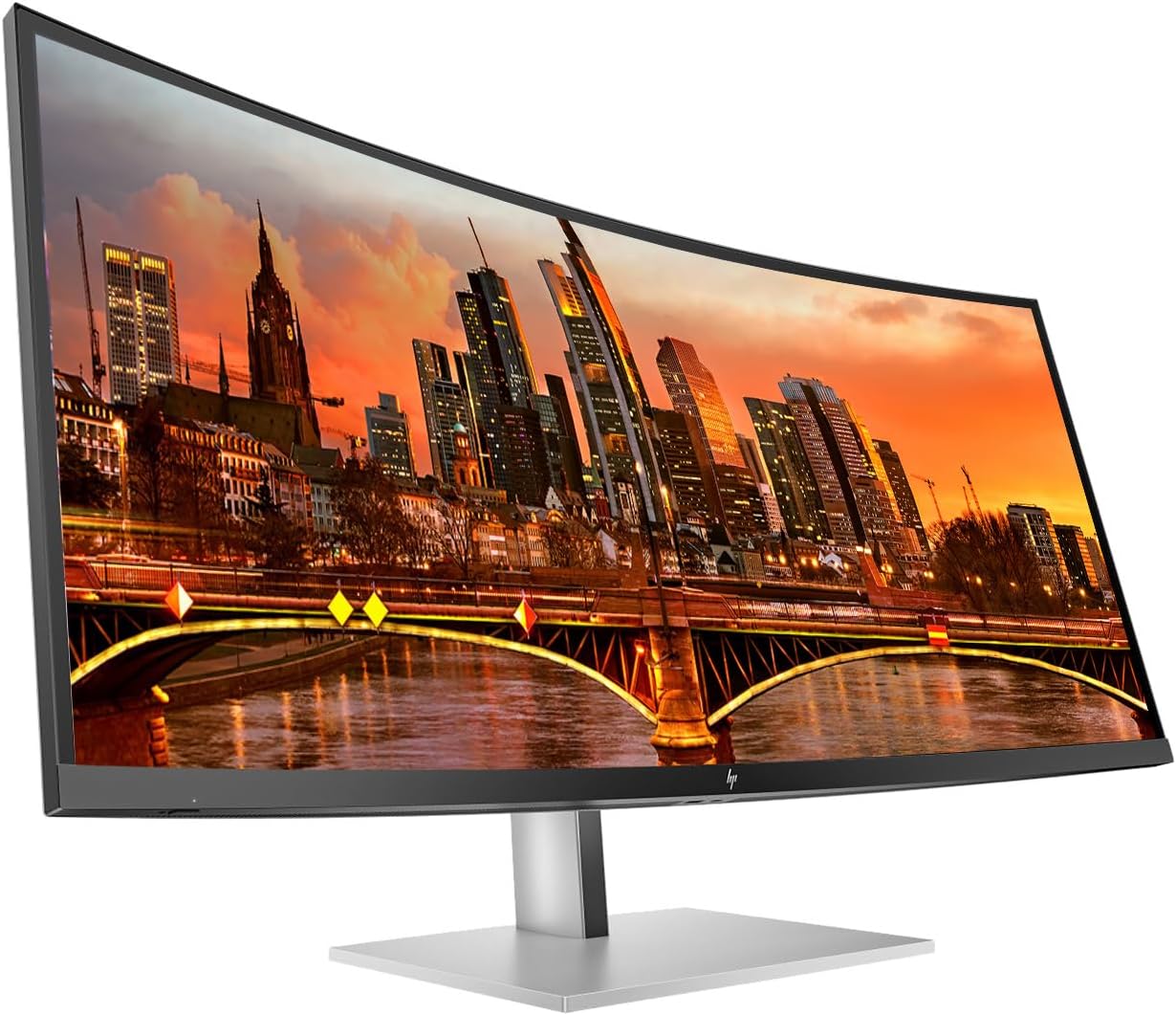 HP Series 7 Pro Curved 38-inch 738pu 2K+ WQHD+ (3840 x 1600) 60Hz 5ms LCD IPS Monitor, 2-Pack Bundle, Daisy Chain, HDMI, DisplayPort, USB Hub, Thunderbolt 4 USB-C w/100W PD