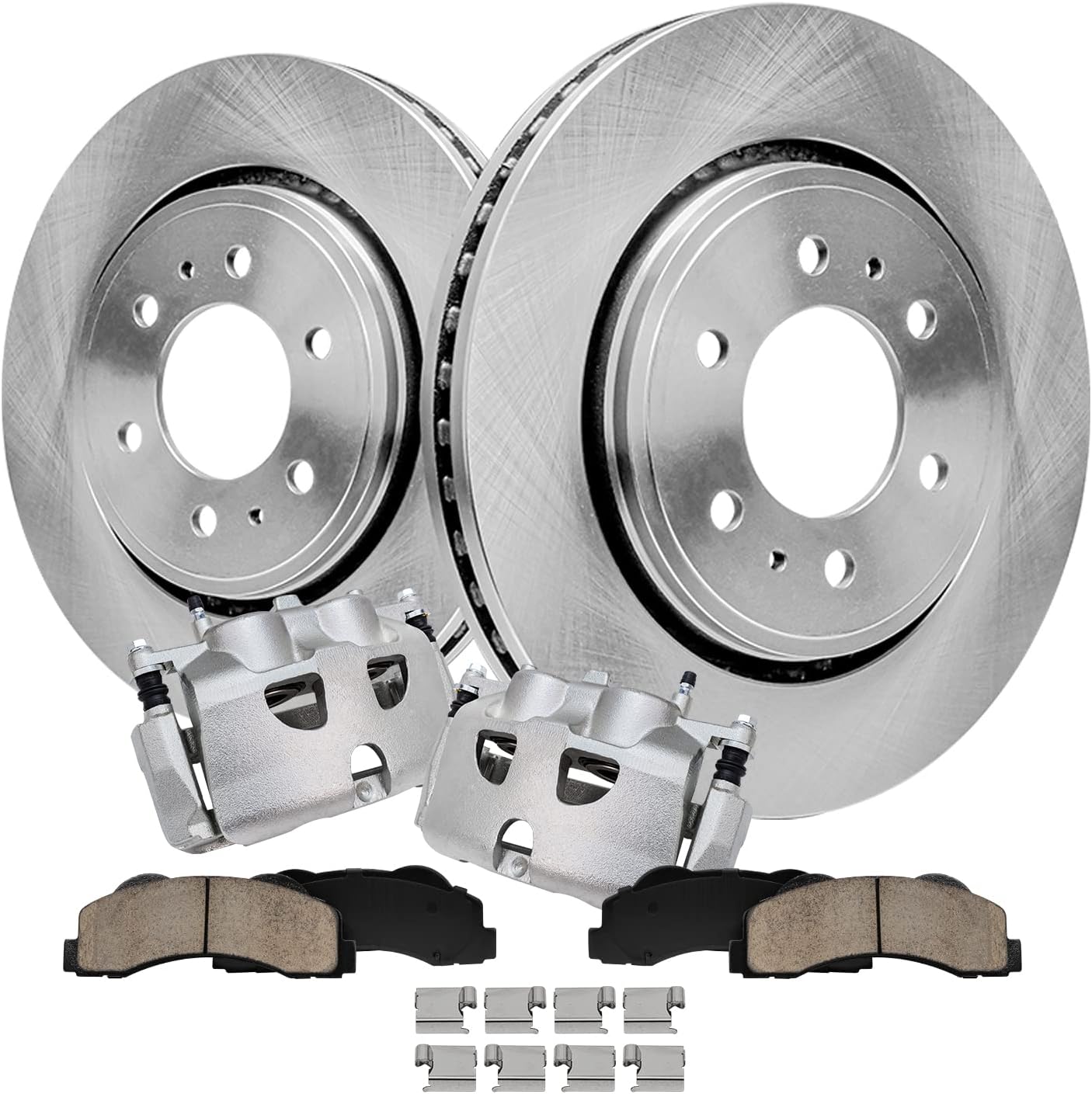 Detroit Axle - Front Brake Kit for Ford Expedition F-150 Lincoln Navigator Brake Rotors Ceramic Brakes Pads Brake Calipers Replacement: 13.78' inch Front Rotors