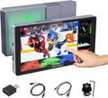 FEELWORLD P6XL 6 Inch High Brightness Touch Screen DSLR Video Monitor Built-in Battery 3000 mAh 1920x1080 4K HDMI Camera Field Monitor 1200 nits with Aluminium Shell