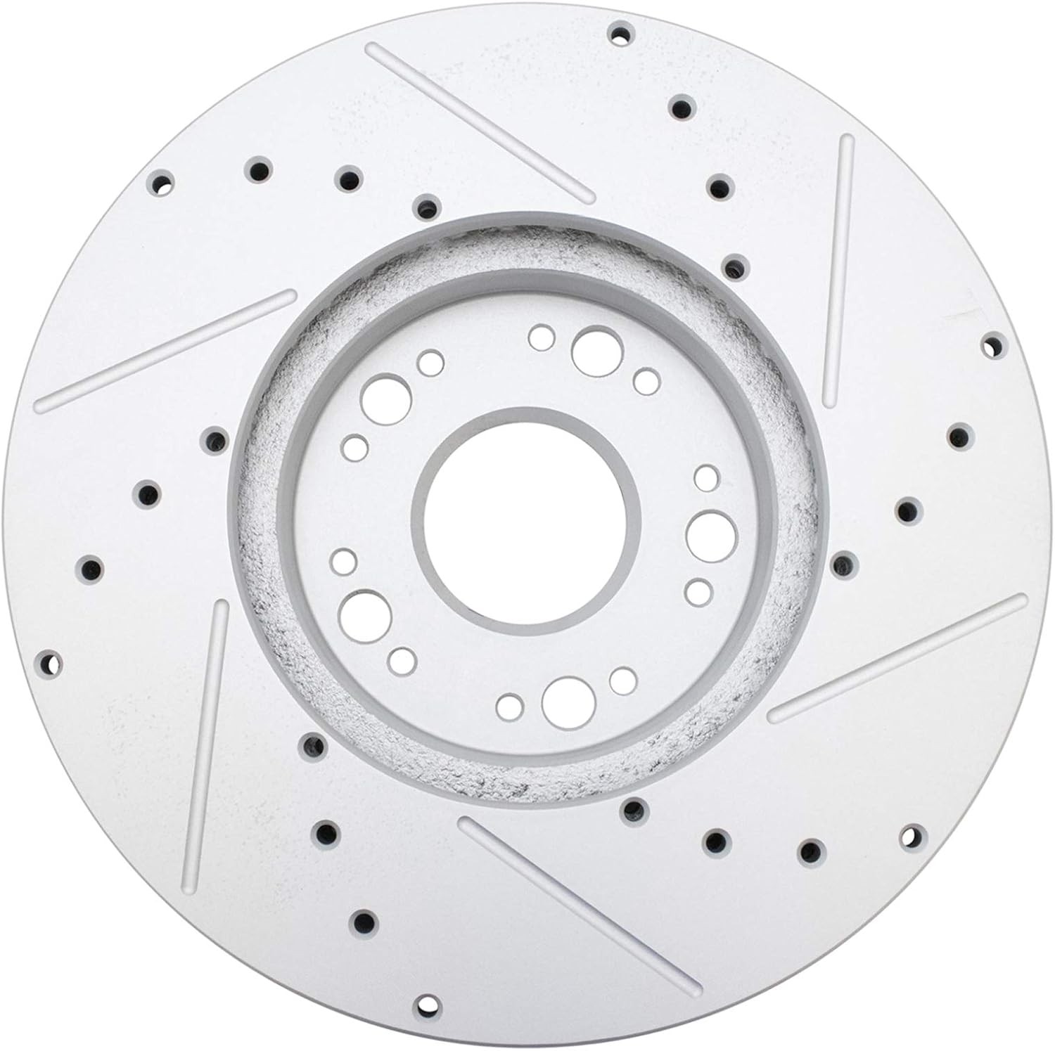 TRQ Performance Front and Rear Brake Rotor Set G Coated Drilled and Slotted Compatible with 1998-2005 Lexus GS300 1998-2000 GS400 2001-2005 GS430 2001-2005 IS300 2002-2010 SC430