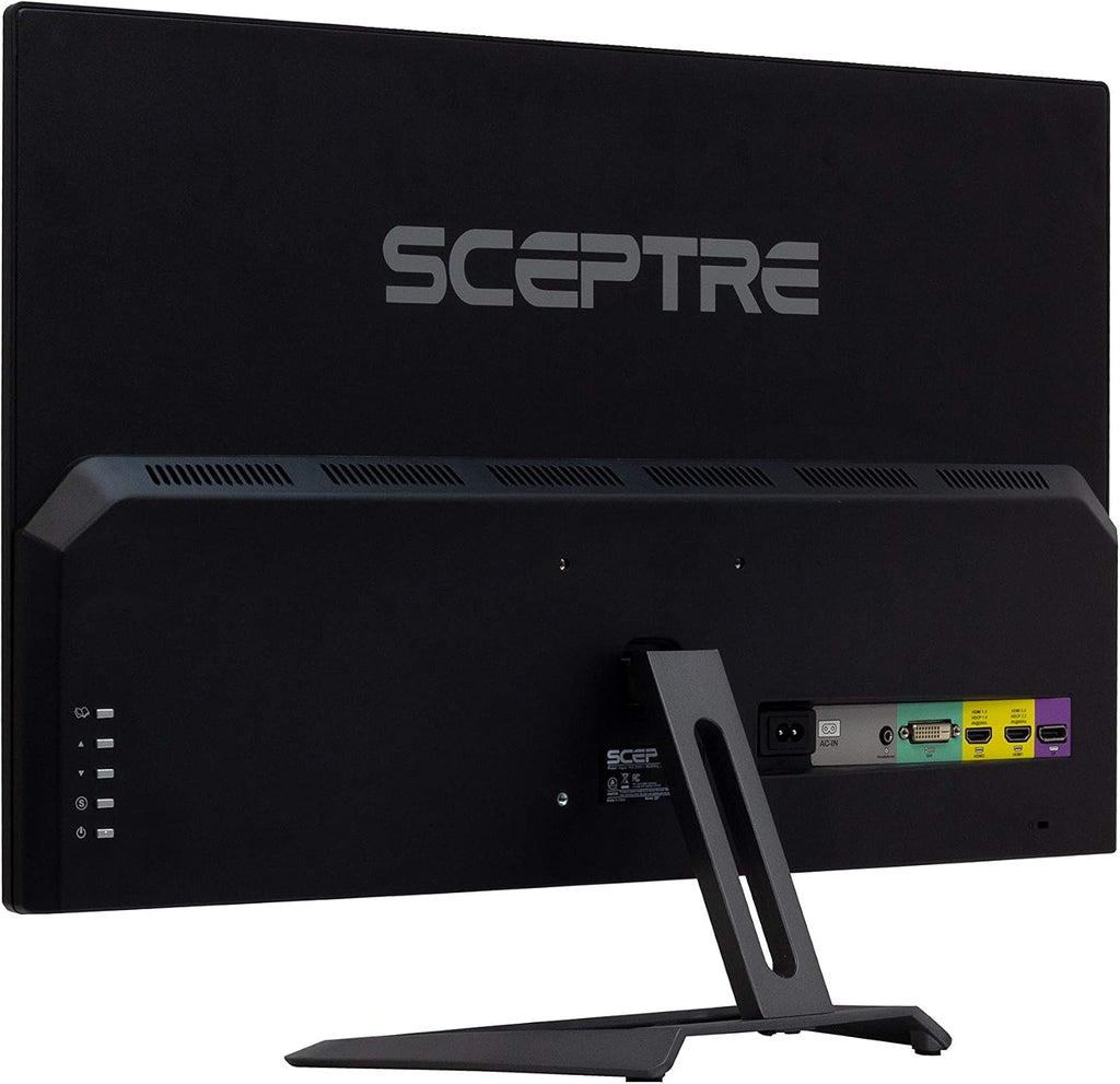 Sceptre IPS 27' 4K UHD LED Monitor DIsplayPort HDMI DVI Build-in Speakers, Frameless Machine Black 2025 (U279W-4000R series)