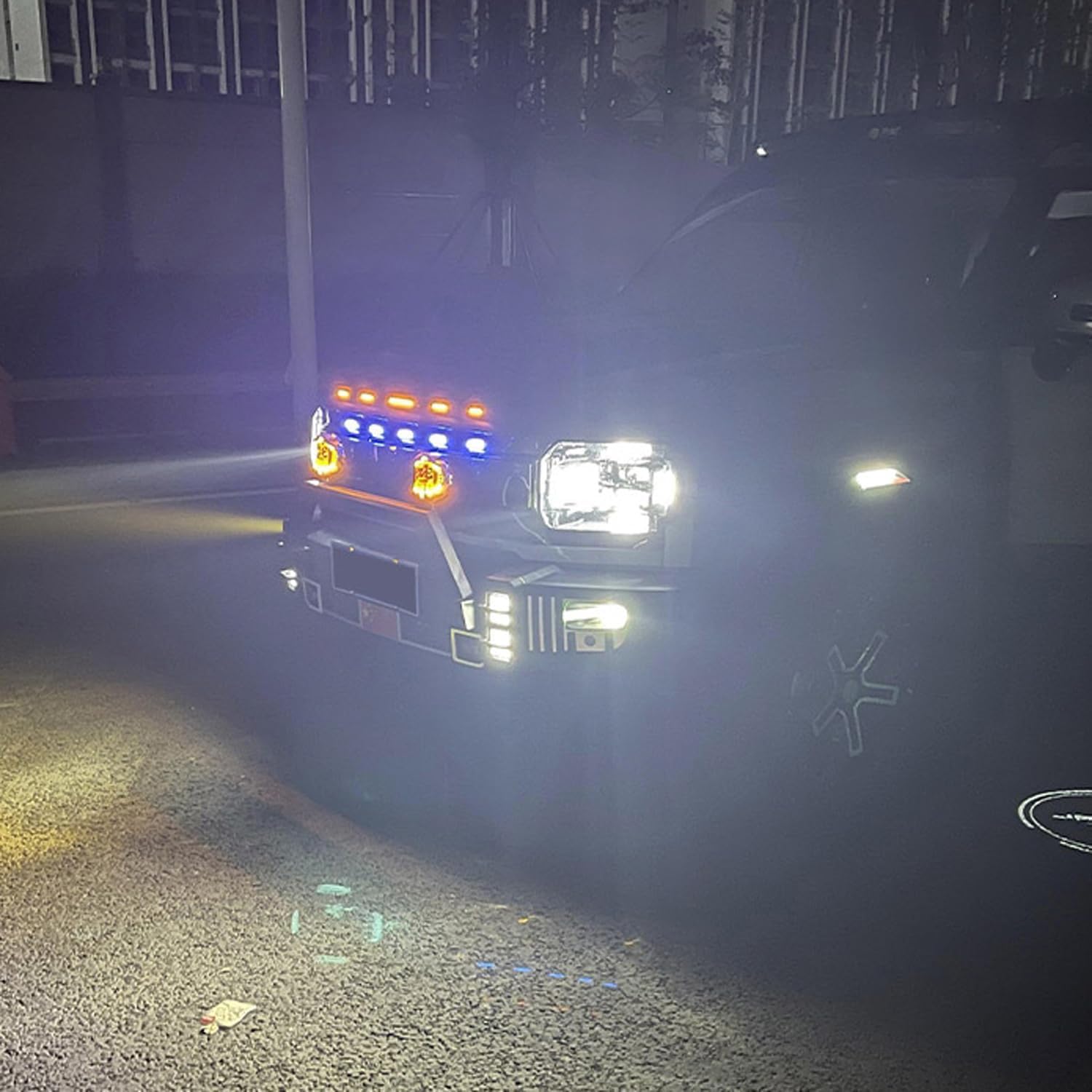 HIGH FLYING Fog Light for Chery Jetour T2, Travellar 2023-2025 Car Exterior Accessories, LED, Black, Front Fog Light, Easy to Install, Fashionable Design