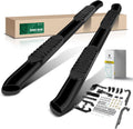 YHTAUTO 5 Inch Running Boards Side Steps Fit Ford Bronco Sport 2021-2026, SUV, Oval Bent Ends Carbon Steel Black Powder, Cab Side Step Rails Off-Road Exterior Accessories, Set of 2