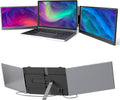 Laptop Screen Extender, Ultra-Thin 15.6' IPS FHD 1080P Extra Screen, Triple Screen, Laptop Screen Extender, Multi-Display for 13.3'-17' Laptops, Compatible with Win Mac, Travel Gaming