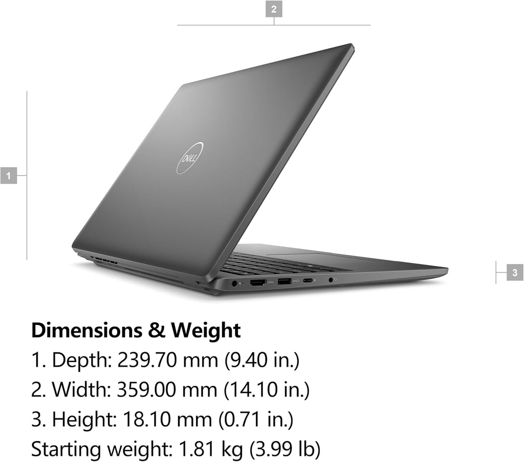 Dell Latitude 3550 15 15.6' FHD Laptop Computer, Intel 12-Core Ultra 7 155U (Beat i7-1355U), 32GB DDR5 RAM, 1TB PCIe SSD, WiFi 6, BT 5.3, Backlit Keyboard, Fingerprint Reader, Windows 11 Pro(Renewed)