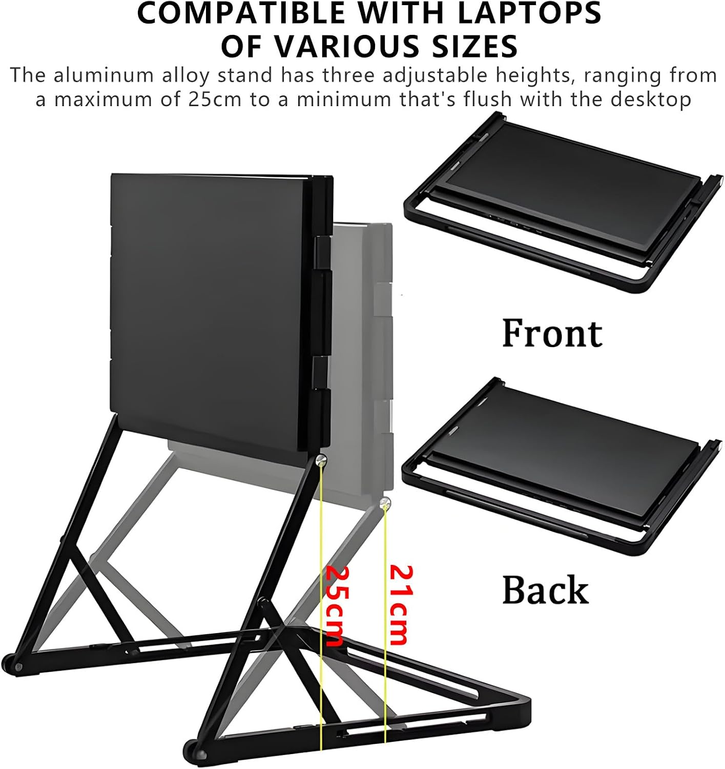 1080p FHD IPS Tri-Fold Display Screen,15.6' Stock Trading Extender Monitor,Lightweight Laptop Screen Extender,Type-C/HDMI/USB-C Plug-Play