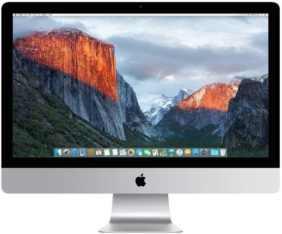 Apple iMac MK482LL/A 27' Intel Core i5-6600 X4 3.3GHz 8GB 1TB, Silver (Renewed)