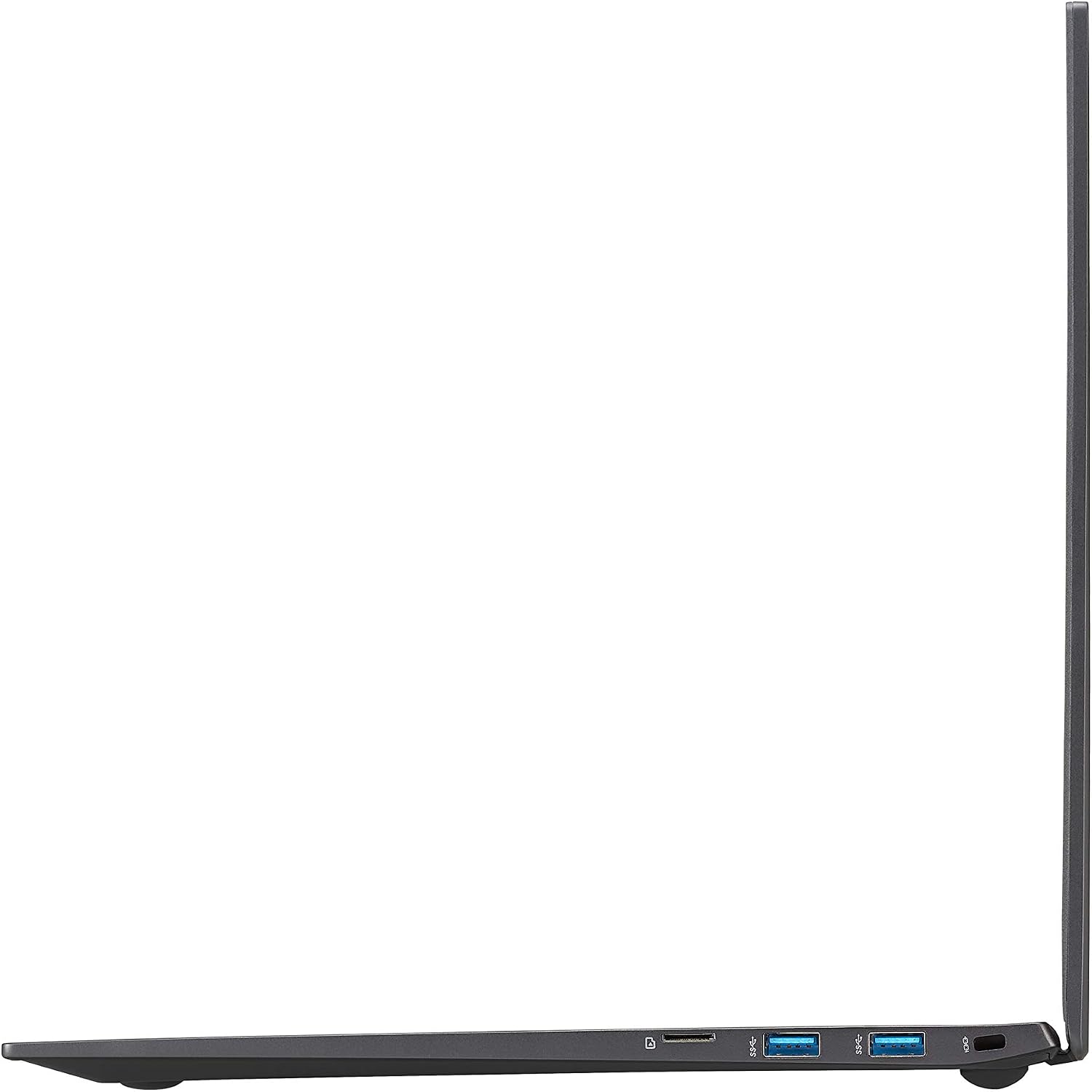 LG gram 16Z90P Laptop 16' Ultra-Lightweight, (2560 x 1600), Intel Evo 11th gen CORE i7, 16GB RAM, 1TB SSD, Windows 11 Home, 22 Hour Battery, Alexa Built-in, 2X USB-C, HDMI, USB-A - Black