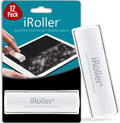Screen Cleaner by iRoller - Pack of 12 - No Need for Spray or Wipes, Liquid Free - Reusable & Washable -Portable iPad Screen Cleaner for Touchscreen- Ideal for Smartphone, MacBook, Monitor - 3.5'