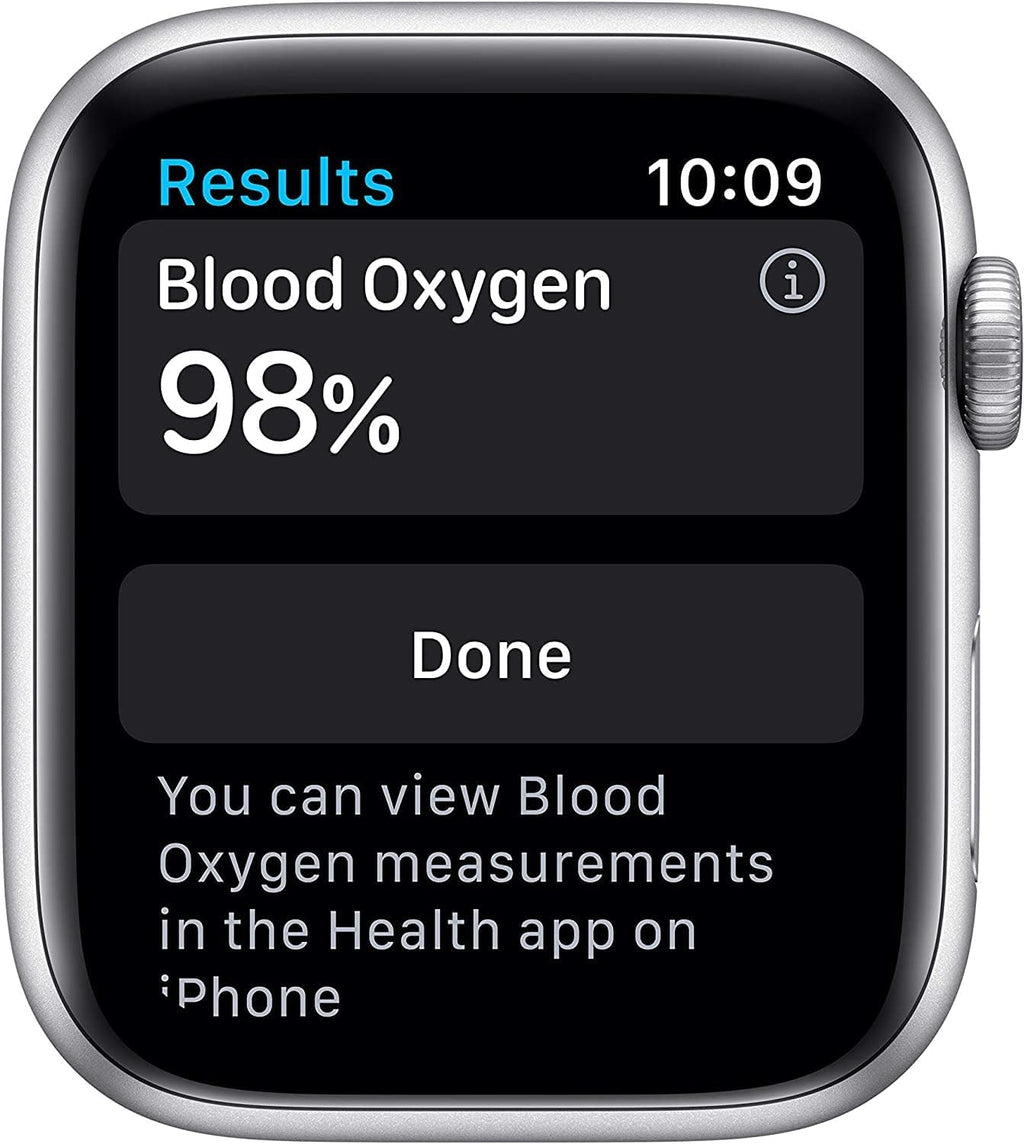 Apple Watch Series 6 (GPS + Cellular, 40mm) - Silver Aluminum Case with White Sport Band (Renewed Premium)