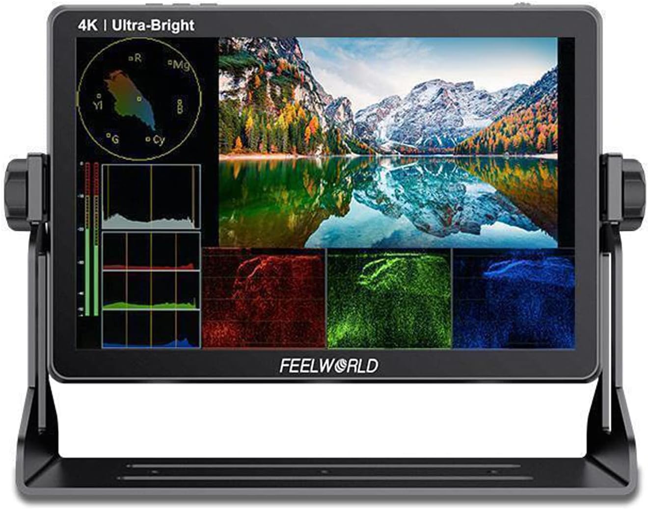 FEELWORLD LUT11 10.1 Inch Video Monitor,Ultra High Bright 2000nit Touch Screen DSLR Camera Field Monitor,4K HDMI,1920X1200 IPS Panel