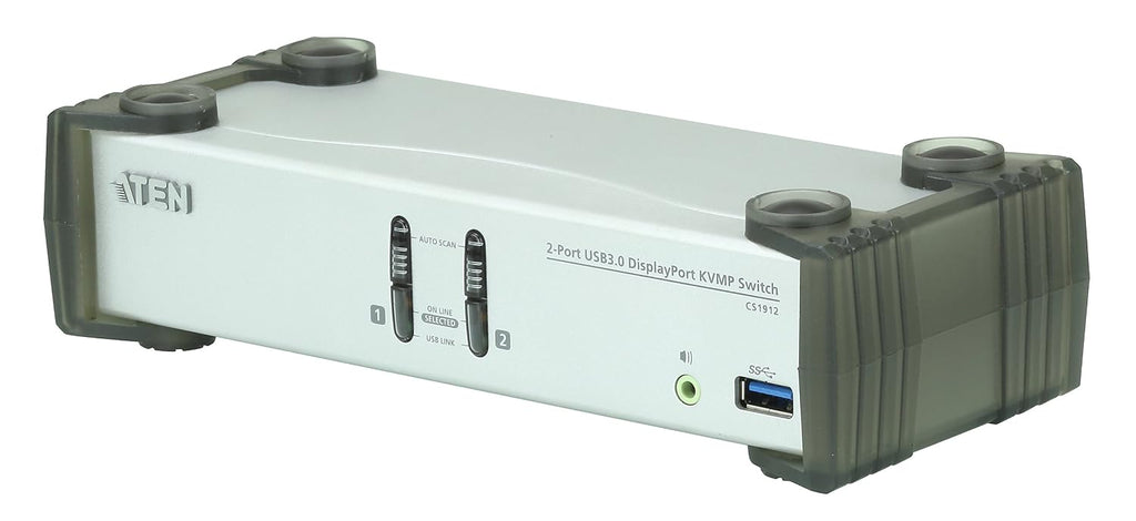 ATEN CS1912 2-Port USB 3.0 DisplayPort KVMP Switch (Cables Included)