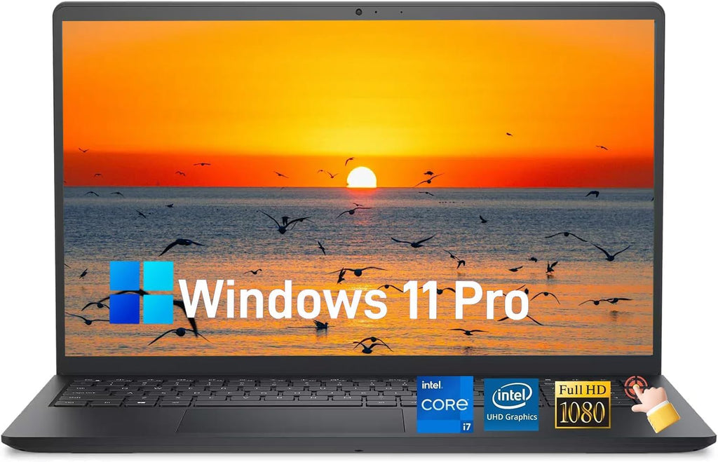 Dell 15 Laptop(2026), 15.6' FHD Touchscreen Display, 13th Gen Intel Core i7-1355U, Wi-Fi 6, Copilot AI, Type-C, 32 GB RAM, 1 TB SSD, Windows 11 Pro for Business & Student Traditional Laptop Computer