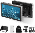 VILTROX DC-L2 7' Touchscreen Camera Field Monitor, 4K 60Hz SDI+HDMI Input/Output, 1280x800 600 Nits Brightness Camera Monitor with Waveform, Peaking, False Color, 3D LUT, Sunshade Hood, Battery