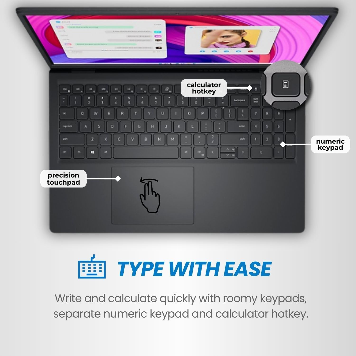 Dell Inspiron 15.6' FHD Touchscreen Laptop | 13th Gen Intel Core i5 | 12GB DDR4 RAM | 1TB Storage (512GB PCIe SSD + 500GB External) | AI-Enhanced Win 11 with Microsoft 365 | WIFI6 | Long Battery Life
