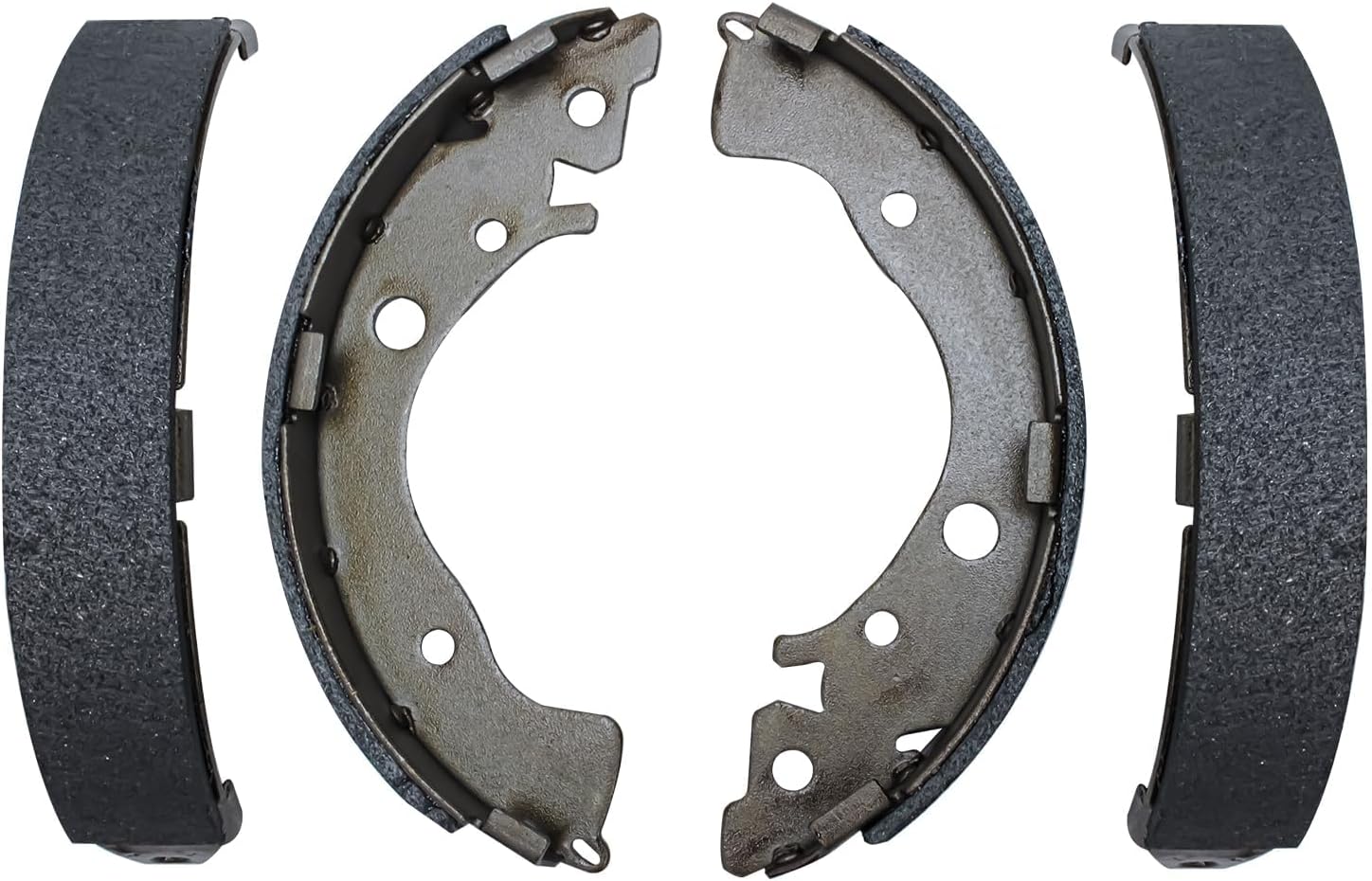Detroit Axle - Brake Kit for 2012 2013 2014 2015 Honda Civic Front Disc Brakes Rotors Ceramic Pads Rear Brake Drums Semi-metallic Brake Shoes Replacement : 10.31' inch Front Rotor