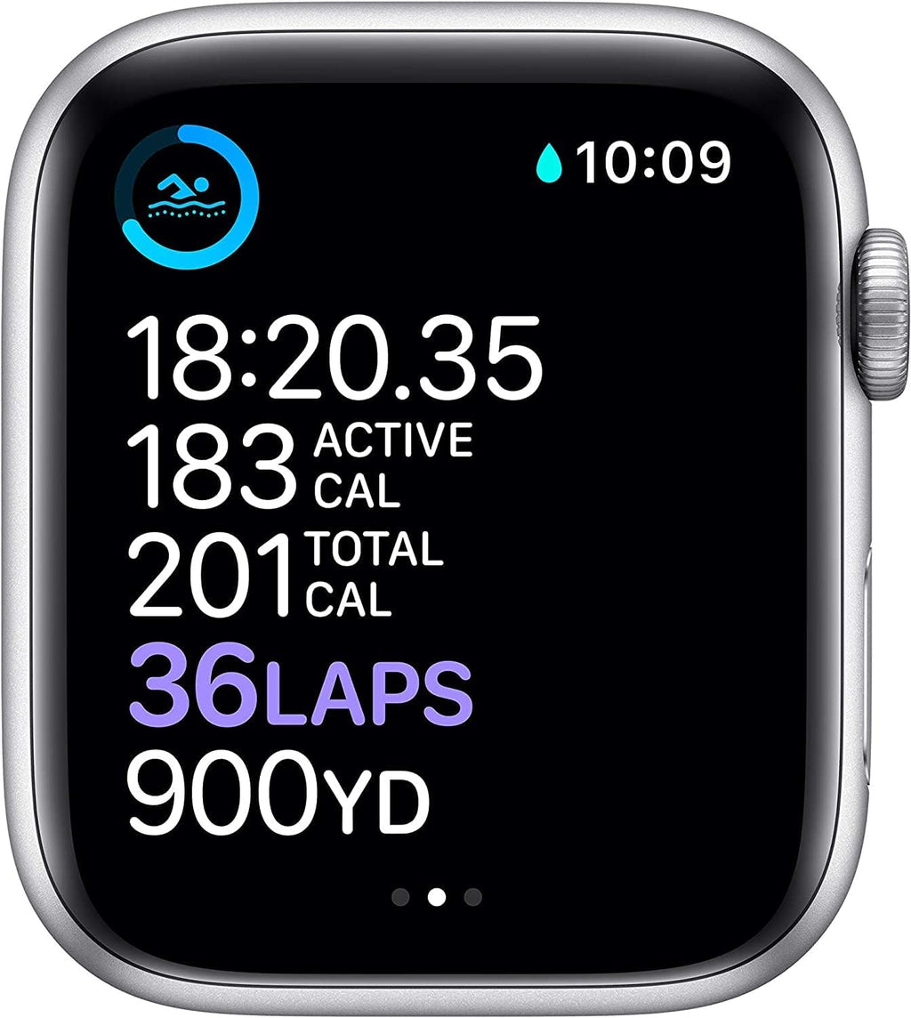 Apple Watch Series 6 (GPS + Cellular, 40mm) - Silver Aluminum Case with White Sport Band (Renewed Premium)