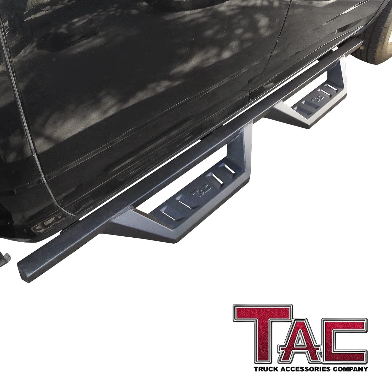 TAC Sidewinder Running Boards Fit 2009-2018 Ram1500 Quad Cab| 2019-2024 Ram1500 Classic 4' Drop Side Step Nerf Bar Rocker Slider Pickup Truck Exterior Accessories 2pcs