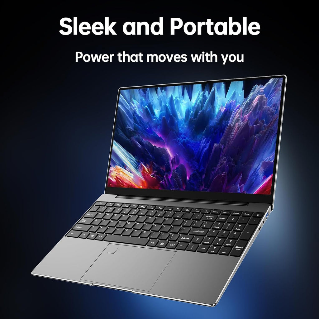2026 Latest 15.6'' Laptop Compatible with Windows 11, 8GB RAM 256GB SSD, Quad-Core Processor(2.9GHz), 1080p FHD Display, Backlit Keyboard, USB3.2Gen1, Mini HDMI, WiFi5, Bluetooth5, TF Card Slot, Black