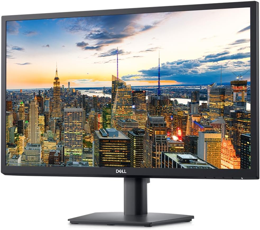 Dell E2423HN 24-inch 1080P Full HD Wide Angle LED LCD Monitor, 2-Pack VGA, HDMI and Desk Mount Dual Monitor Stand (Renewed)