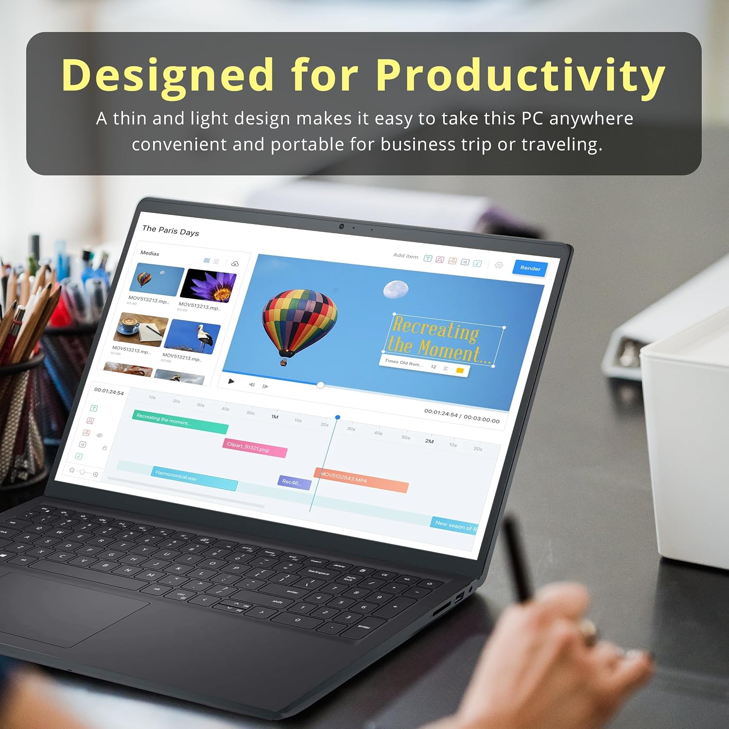 Dell Inspiron 15.6' FHD Touchscreen Laptop, Intel i7-1355U, 64GB RAM, 3TB Storage (2TB SSD+1TB Docking Station Set), Intel UHD Graphics, Numeric Keypad, Wi-Fi 6, 720p Webcam, Windows 11, Black