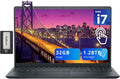 Dell Inspiron 15 3520 15.6' FHD Touchscreen Laptop, Intel i7-1255U, 32GB RAM, 1.28TB Storage (1TB SSD + 288GB Docking Station Set), Iris Xe Graphics, Camera, Num Pad, WiFi, Windows 11, Black