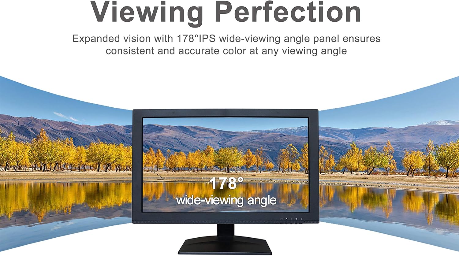 SVD 23.6' Security Monitor, 5MP/2560x1920 Super HD BNC Resolution, 3D Comb Filter, HDMI (3.6MP) & BNC Inputs, Works with 5MP Security Cameras for DVR/NVR/PC