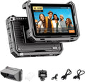 VILTROX DC-X2 2000 Nits Camera Field Monitor Kit with Rig Cage 6 Inch Touchscreen DSLR Monitor with 1920x1080 IPS 4K HDMI Loop in/Out 3D LUTs Waveform Video Peaking Focus Assist Battery Sunshade Hood