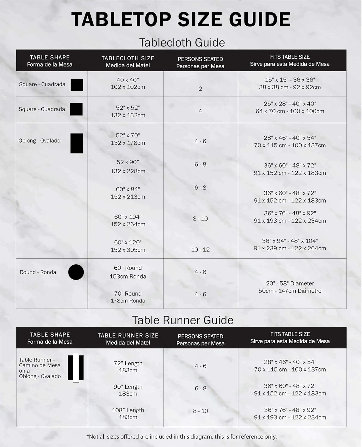 DII PVC Tabletop Collection Woven Indoor/Outdoor, Table Runner, 14x72, Black (Pack of 12)
