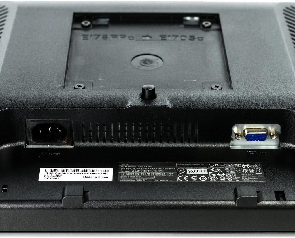 Dell E170S 17-inch flat panel monitor
