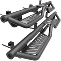 YZONA Running Boards Compatible with 1999-2006 Chevy Silverado & GMC Sierra 1500, 2001-2006 Chevrolet Silverado & GMC Sierra 2500 3500 HD Double/Extended Cab Side Steps, Nerf Bar Two Stairs Design