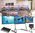 15.6' Portable Laptop Screen Extender – 1080p FHD Tri-Fold Monitor, 360° Rotatable Stand, Adjustable Viewing Angles, Compatible with Windows & macOS