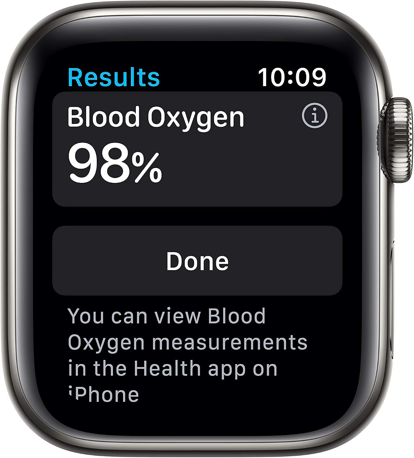 Apple Watch Series 6 (GPS + Cellular, 40mm) - Graphite Stainless Steel Case with Black Sport Band (Renewed)