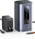 Baseus Spacemate Laptop Docking Station, 11-in-1 USB-C Docking Station for Windows, Triple Display with 4K HDMI & DP, 10Gbps USB-C & USB-A, Ethernet, Audio, 100W PD Charging (Adapter Included)