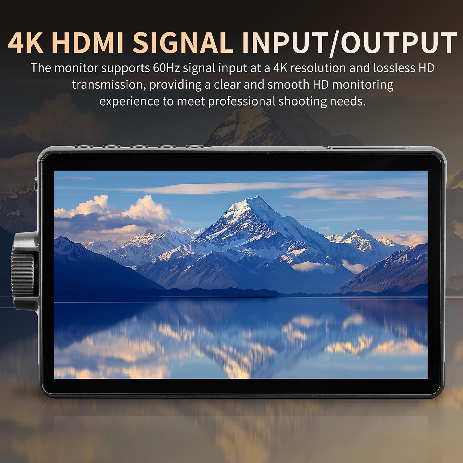 VILTROX 7'' Camera Field Monitor 2800 Nits Touchscreen Camera Monitor, Full HD 1920x1080 Video Monitoring, 3D Lut, RGB Parade with Sunshade Hood and Battery for Sony Canon Nikon (DC-A1)