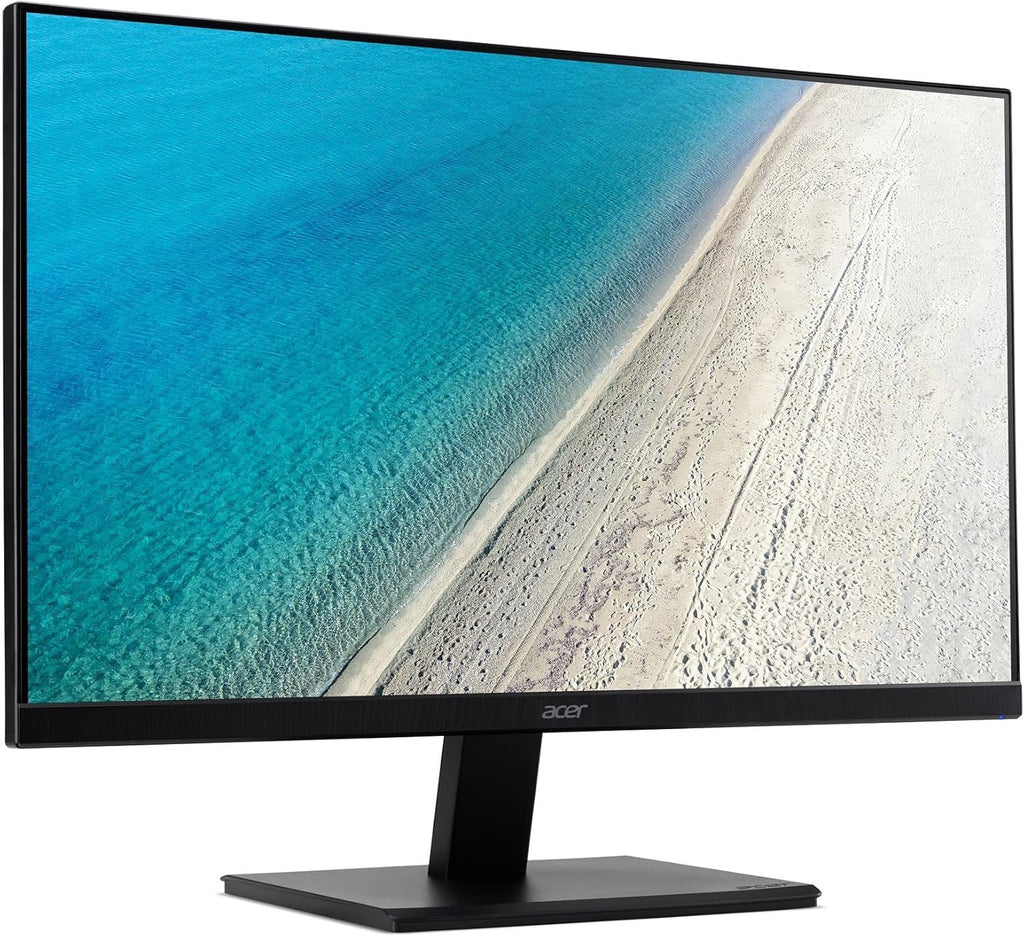 Acer 24' FHD IPS Monitor with 4 ms Response Time, Anti-Glare, Adaptive Sync, VESA Mount (100x100mm), HDMI, VGA & Dockztorm USB Port Expander, Black Color