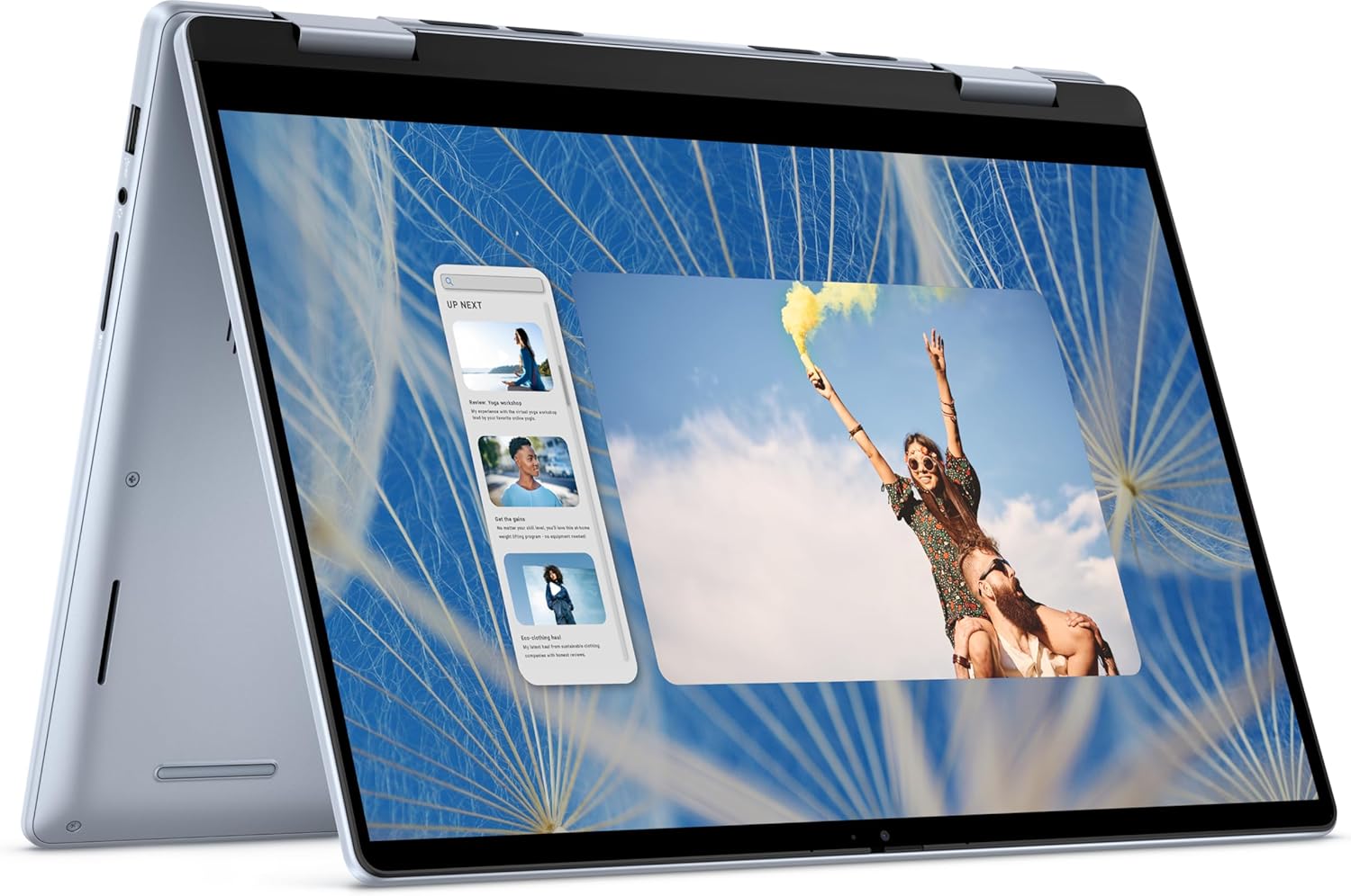 Dell Inspiron 14 2-in-1 Laptop, 14' WUXGA IPS Touchscreen, Intel 5 120U 10-Core, Intel Iris Xe Graphics, 32GB DDR5 1TB SSD, Backlit Keyboard, Fingerprint, Wi-Fi 6E, 1080p FHD Camera, Win11 Home