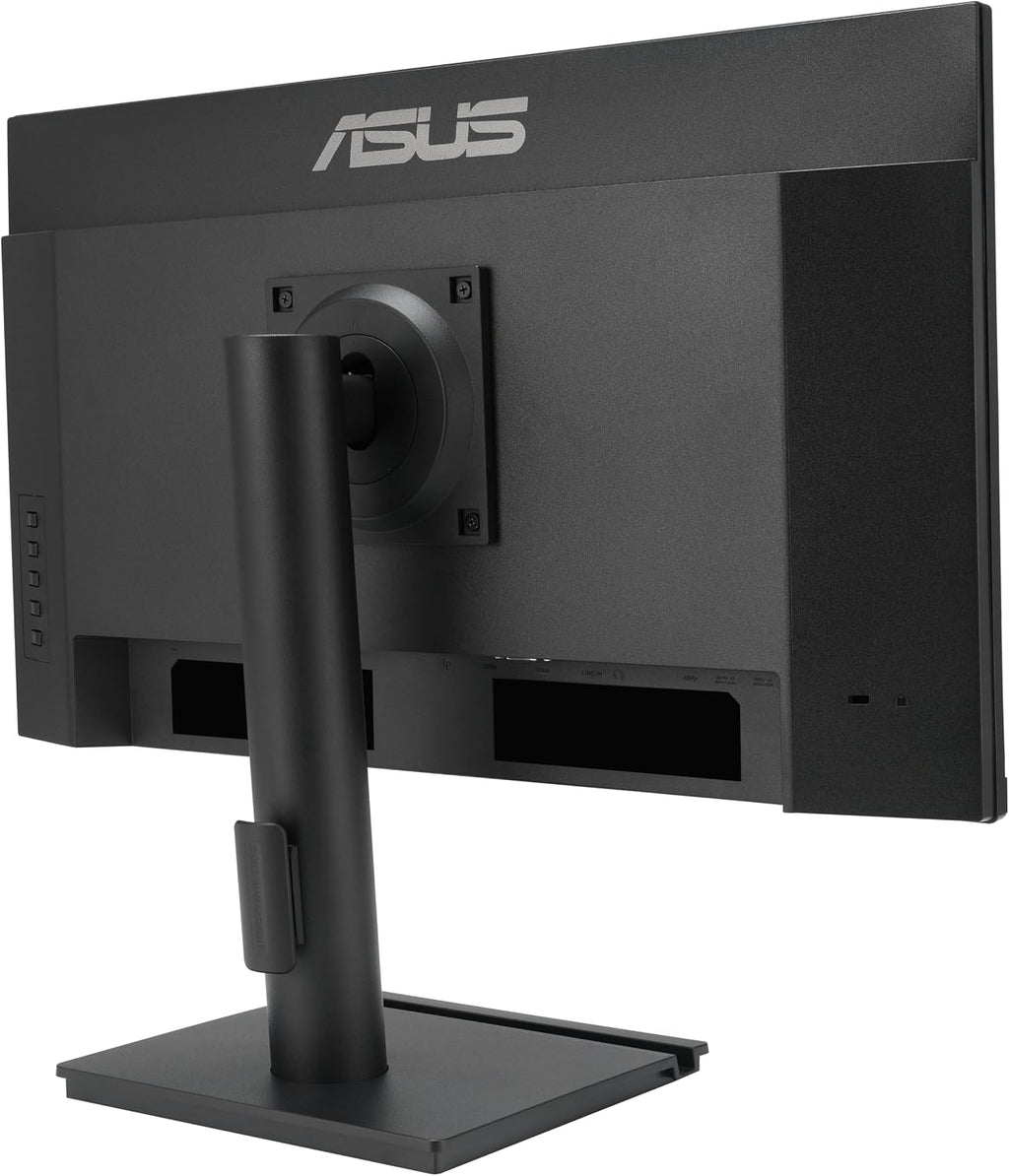 ASUS 24' 1080P Business Monitor (VA249QGS) - IPS, Full HD, Frameless, 120Hz, Adaptive-Sync, 1ms, HDMI, DisplayPort, VGA, Eye Care, Low Blue Light, Ergonomic, VESA Wall Mountable, 3 yr Warranty