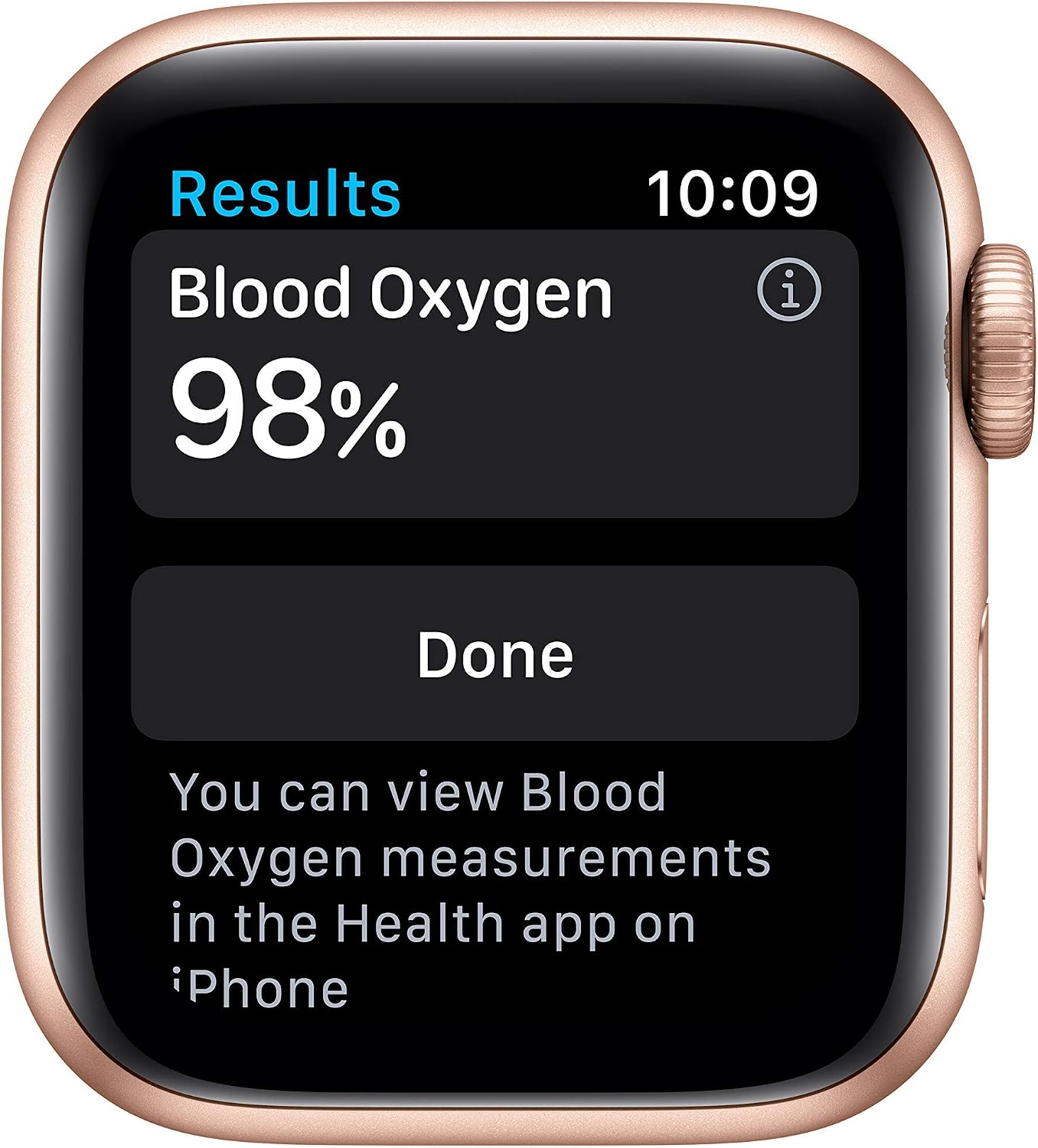 Apple Watch Series 6 (GPS, 40mm) - Gold Aluminum Case with Pink Sand Sport Band (Renewed)