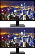 acer Vero V7 V277 E BI 27 inch 1080P Full HD IPS 100 Hz 4 ms Backlit Widescreen LCD Monitor, 2-Pack Bundle with Eye Care, VGA, HDMI